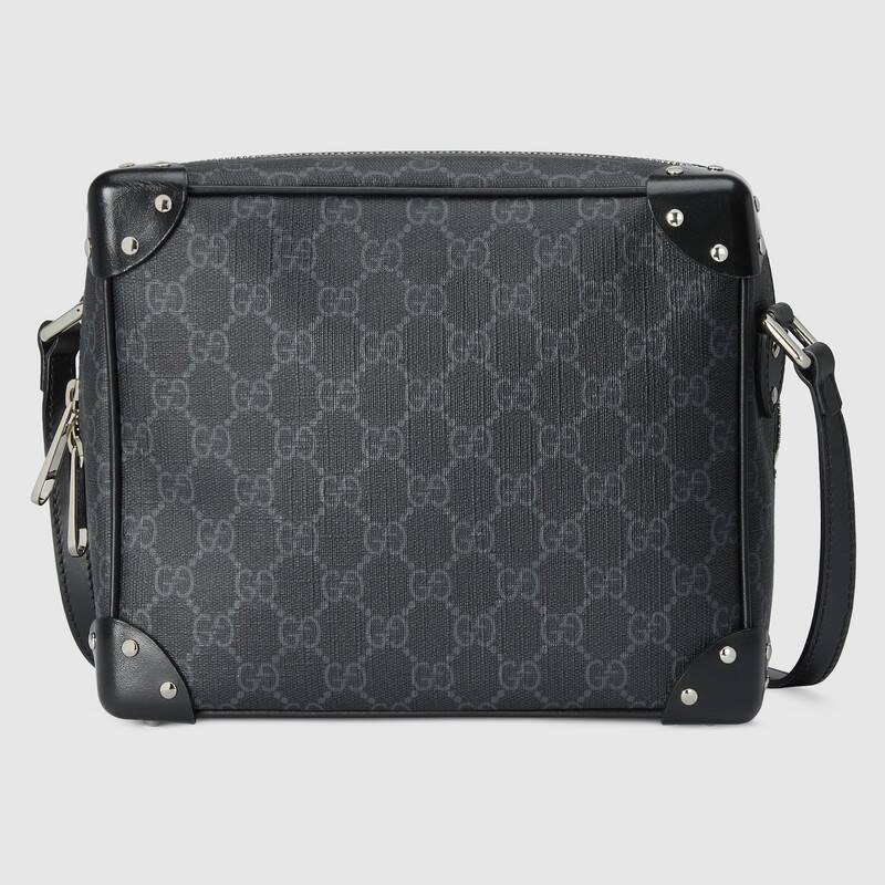 Gucci GG Shoulder Bag With Leather Details 626363